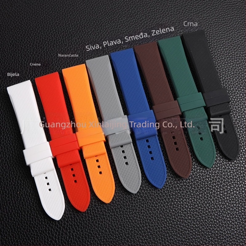 Silikonska narukvica za sat s leptir kopčom za Huawei GT seriju (GT246, GT2PRO, GT2E, Watch3) – Royal, ljeto 2024