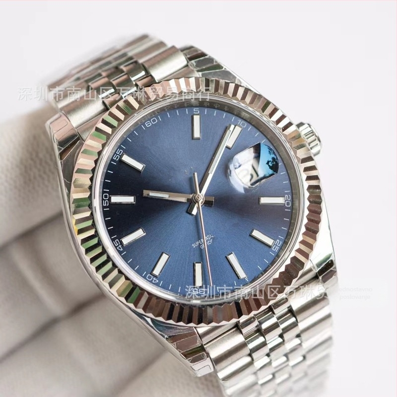 Mehanički ručni sat s mehanizmom Swiss ETA 3235, safirno staklo, vodootpornost 100 m, kućište i narukvica od nehrđajućeg čelika