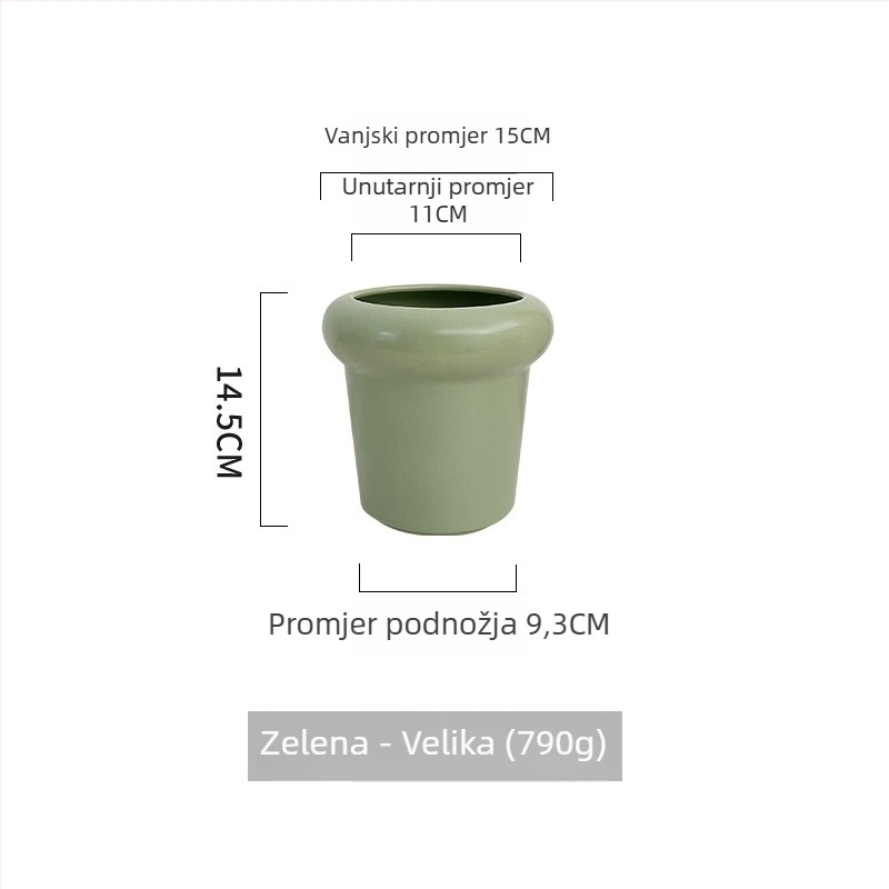 Phalaenopsis orhideja u keramičkoj posudi za desktop upotrebu, moderni minimalistički stil, prozračni dizajn, pečeni završni sloj