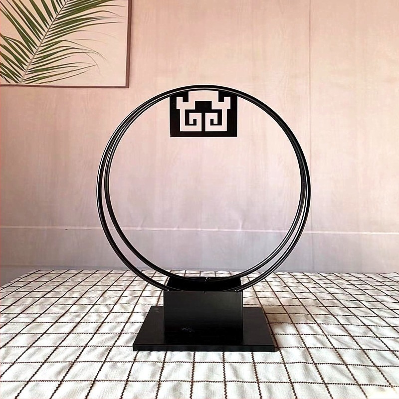 Željezna saksija za cvijeće, ručno izrađena, zavarena, kineskog stila