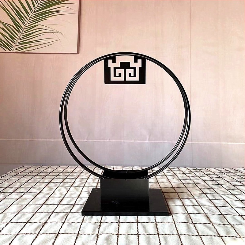 Željezna saksija za cvijeće, ručno izrađena, zavarena, kineskog stila