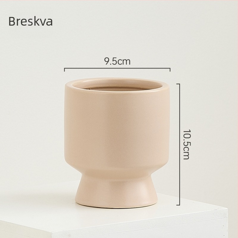 Keramička posuda za cvijeće, skandinavski stil, za stolnu uporabu, glazirana, izdržljiva