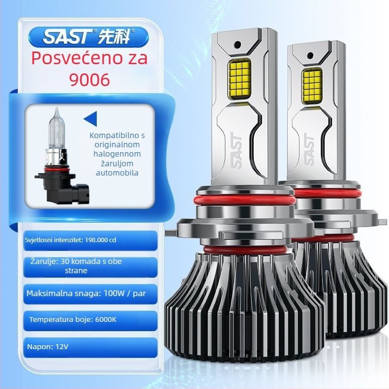 LED automobil LED prednja svjetla s H471 lećom, prednje kratko i daleko, integrirano, 90–100W, 12V