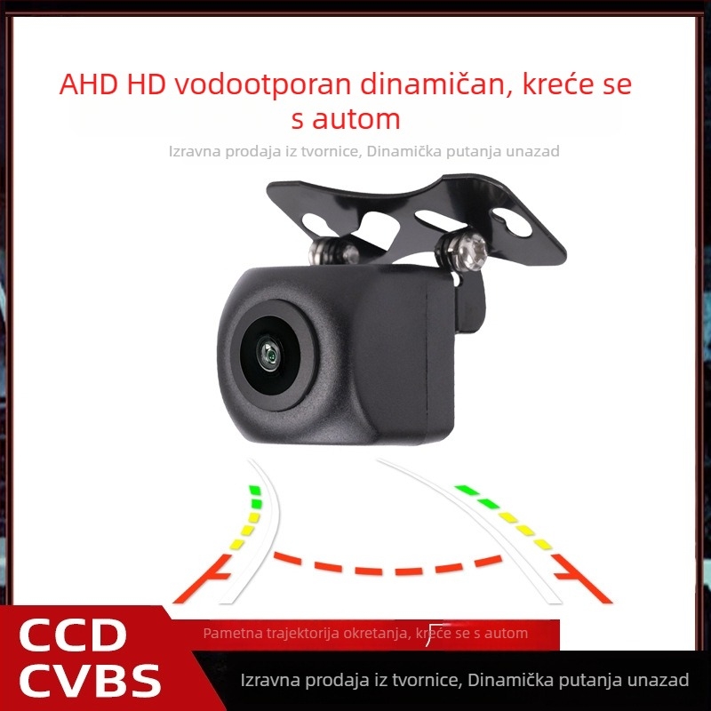 Stražnja kamera za automobil JF-012, 500TVL, 170° podesivi kut, napajanje 12V, dvostruki video ulaz