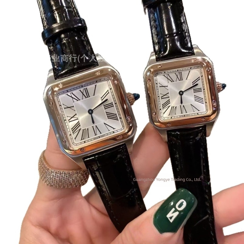 Tank sat s mehaničkim mehanizmom 2813, kućište i metalni kaiš od nehrđajućeg čelika, safirno staklo, vodootpornost 30 m