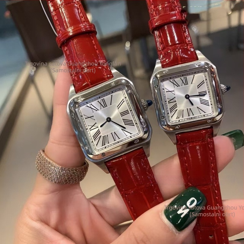 Tank sat s mehaničkim mehanizmom 2813, kućište i metalni kaiš od nehrđajućeg čelika, safirno staklo, vodootpornost 30 m