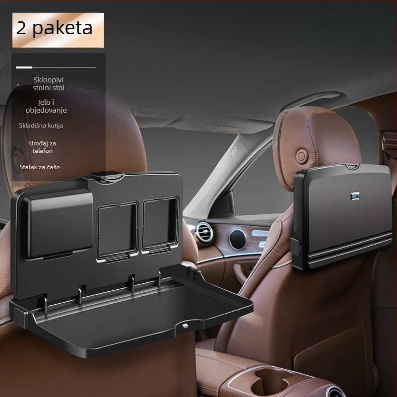 Zadnji sklopivi stol za automobil, plastični, višenamjenski, univerzalni, zidna montaža