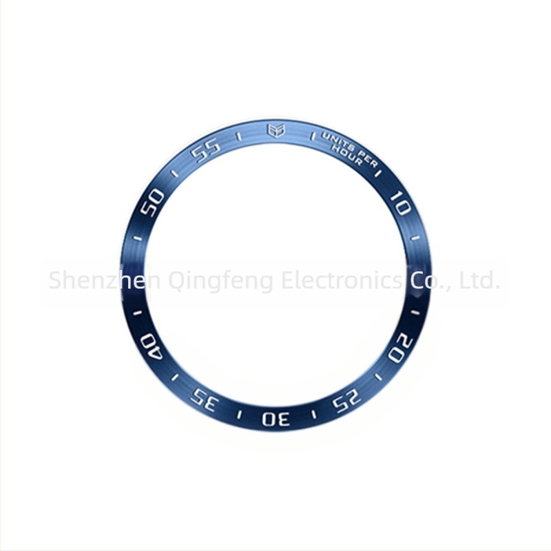 Nehrđajući čelični zaštitni prsten za Samsung Watch6 Classic, kompatibilan s 43/47 mm, dizajn s jednim prstenom (bez kopče), 10 g