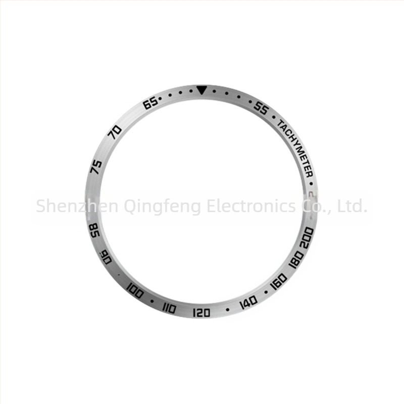 Nehrđajući čelični zaštitni prsten za Samsung Watch6 Classic, kompatibilan s 43/47 mm, dizajn s jednim prstenom (bez kopče), 10 g