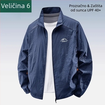 Slim-Fit ljetna jakna s kapuljačom, UV zaštita, Vinylon fleece