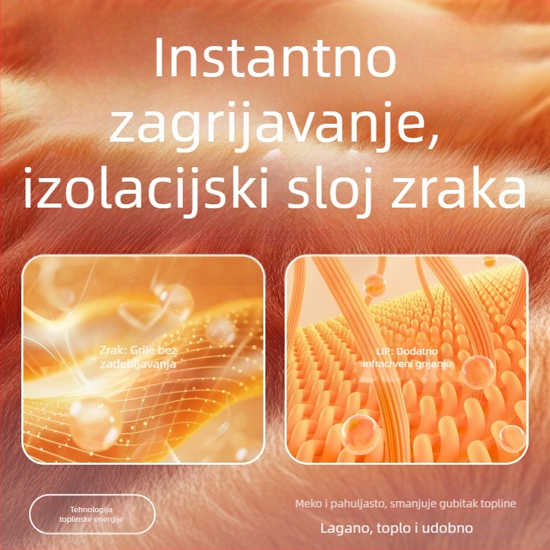 Muški set termo donjeg rublja s srednjim vratom, fleecem od poliestera za zimski bazni sloj (Poliester 92,3% / Spandeks 7,7% podstava; jednoslojni; umjerena toplina; gustoća 181–200 g/m²)