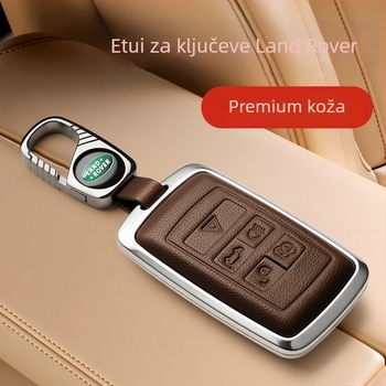 Obal za ključ Land Rover — kompatibilan s Range Rover Evoque, Discovery 4, Velar, Freelander 2, Defender (Materijal: cinkova legura; Brend: PCS; Stil: poslovni; Prilagodba: Da)