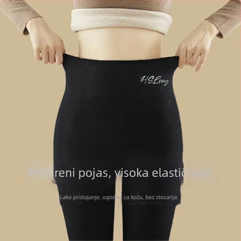 Ženske termo-legice s flis podstavom – tople, bezšivne, za jesen i zimu