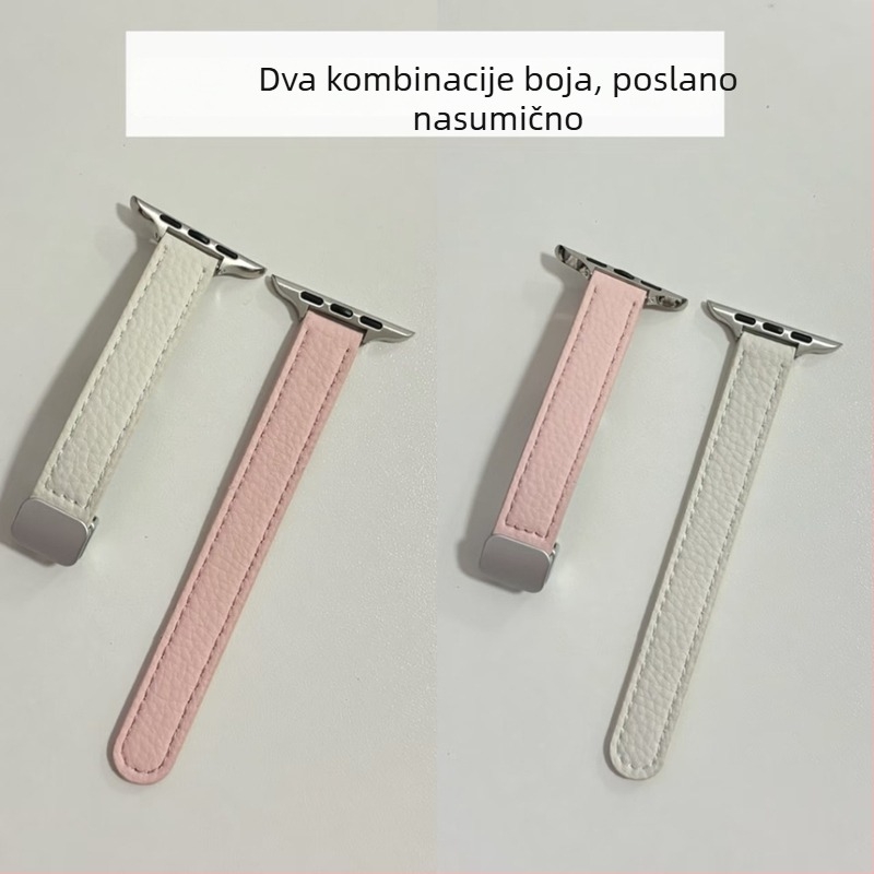 Forest Wolf kožna narukvica za sat, prava koža, magnetska kopča, moderan stil