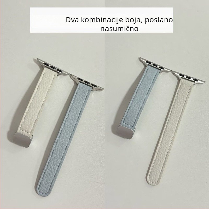 Forest Wolf kožna narukvica za sat, prava koža, magnetska kopča, moderan stil