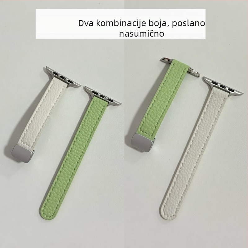 Forest Wolf kožna narukvica za sat, prava koža, magnetska kopča, moderan stil