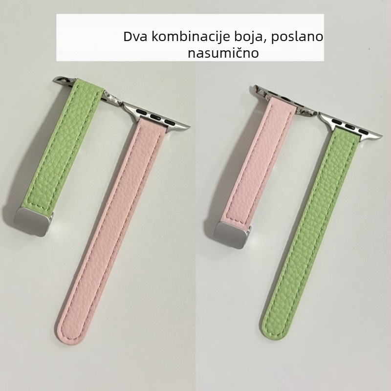 Forest Wolf kožna narukvica za sat, prava koža, magnetska kopča, moderan stil