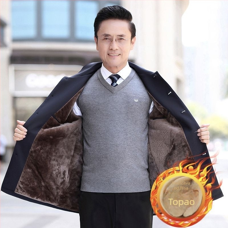 Muška jakna, jednoredno kopčanje, slim-fit, Vinylon-Lycra materijal, za muškarce srednje dobi