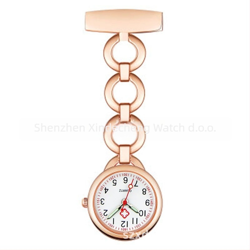 Sestra džepni sat s dijamantom, F008 – kvarcni mehanizam Huachen SL39, Dekorativno, Svjetsko vrijeme, Vodootporno za svakodnevnu uporabu