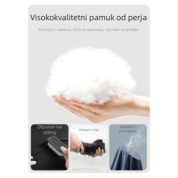 Vesta s punom i pamukom, s vlastitim logotipom za radnu odjeću – jesen-zima, korporativna grupna odjeća