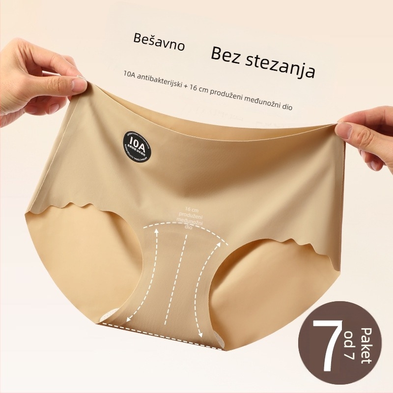 Ženske sportske šorceve za jogu s visokim strukom i produženom preponom, prozračan najlon, podstava od viskoze
