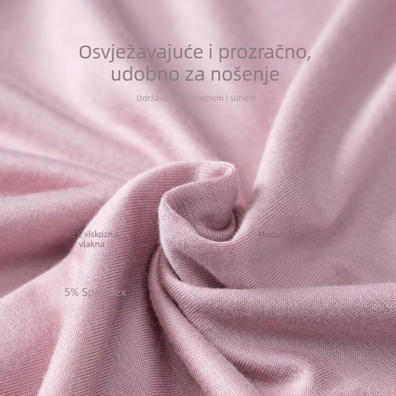 Ženske legice od modalnog materijala, tanke za proljeće, visok struk, bezšivne, rastezljive, za jogu, plus veličina