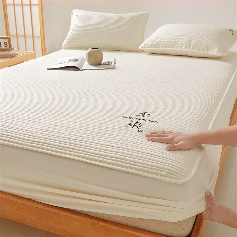 Navlaka za madrac s gumicom, jednobojni uzorak, kemijska vlakna, reaktivno tiskanje i bojanje, mogućnost prilagodbe