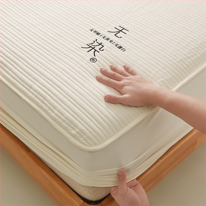 Navlaka za madrac s gumicom, jednobojni uzorak, kemijska vlakna, reaktivno tiskanje i bojanje, mogućnost prilagodbe