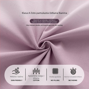 Elastična plahta za madrac, 100% pamuk, jednostavan uzorak, reaktivno bojanje, moderan stil