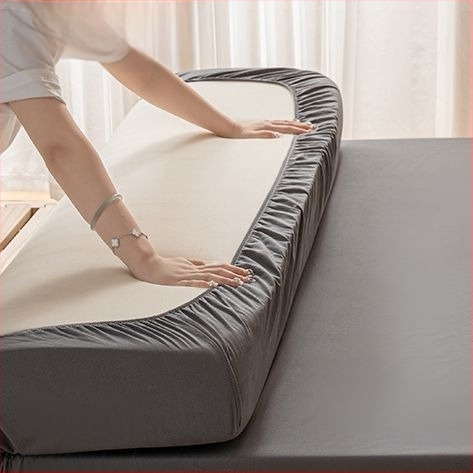 Elastična plahta za madrac, 100% pamuk, jednostavan uzorak, reaktivno bojanje, moderan stil