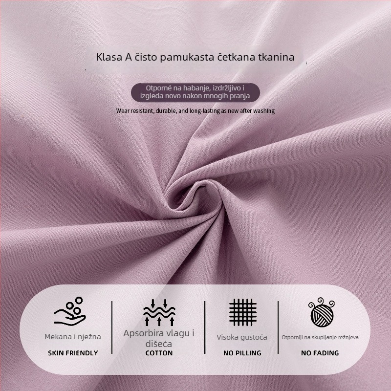 Elastična plahta za madrac, 100% pamuk, jednostavan uzorak, reaktivno bojanje, moderan stil