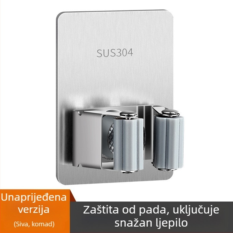 Samoolepljiva kuka za mop i vješalica za metlu za kupaonicu — nehrđajući čelik, Jinlongda, 60-70 g, stil: novi kineski stil