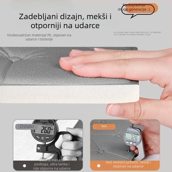 Stenska naljepnica protiv sudara od XPE pjene, jednobojna, 1 komad, dekor sobe, jednostavan moderan 3D dizajn