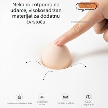 Stenska naljepnica protiv sudara od XPE pjene, jednobojna, 1 komad, dekor sobe, jednostavan moderan 3D dizajn