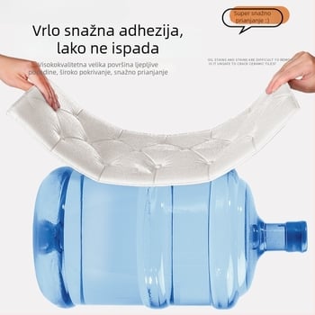 Stenska naljepnica protiv sudara od XPE pjene, jednobojna, 1 komad, dekor sobe, jednostavan moderan 3D dizajn