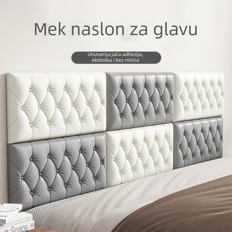 Stenska naljepnica protiv sudara od XPE pjene, jednobojna, 1 komad, dekor sobe, jednostavan moderan 3D dizajn