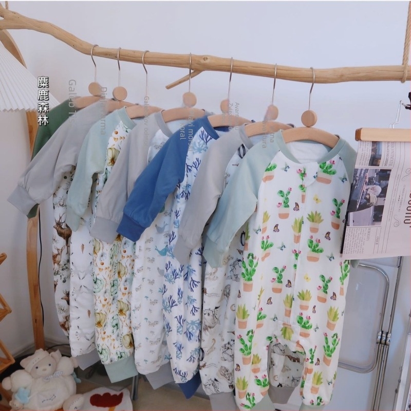 Spavaći vreć za bebe s odvojenim nogama, šest slojeva od bambusovih vlakana, punjenje od 100% pamuka, pogodan za bebe i malu djecu 1–3 godine, jesen i zimu