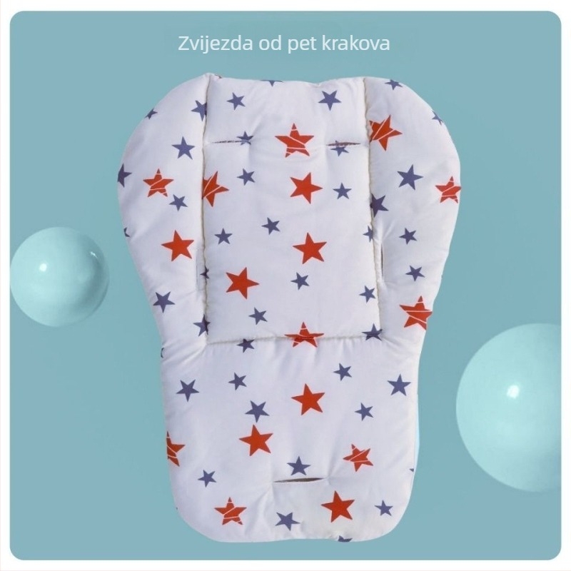Pamukasta podloga za dječje kolica, debeli jastučić za stražnji dio za sve sezone, univerzalna za stolice za blagovaonu