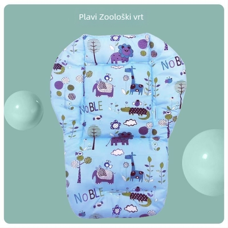 Pamukasta podloga za dječje kolica, debeli jastučić za stražnji dio za sve sezone, univerzalna za stolice za blagovaonu