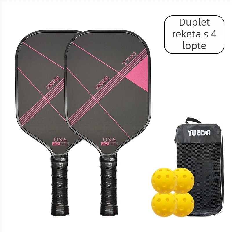 Raketa pickleball za natjecanja – T700 karbonska vlakna, mat završni sloj, težina 235 g, brend Meichang Sporting Goods