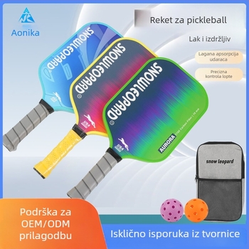 Raketa za pickleball - staklena vlakna, 220 g, Stormer branda, puni komplet za odrasle i djecu