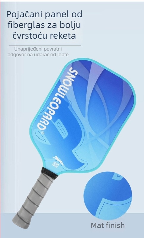 Raketa za pickleball - staklena vlakna, 220 g, Stormer branda, puni komplet za odrasle i djecu
