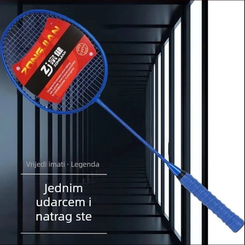 Badminton raketa s karbonskim okvirom, težina 85–89 g, direktan udarac, podrijetlo Jiangxi Ji'an, za amaterske srednjoškolce