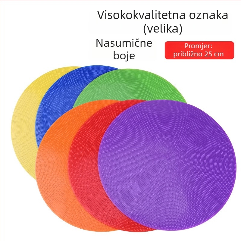 Gumeni označivački disk za nogometnu trening, brenda Neli, pomoć za trening nogometa, košarke i odbojke