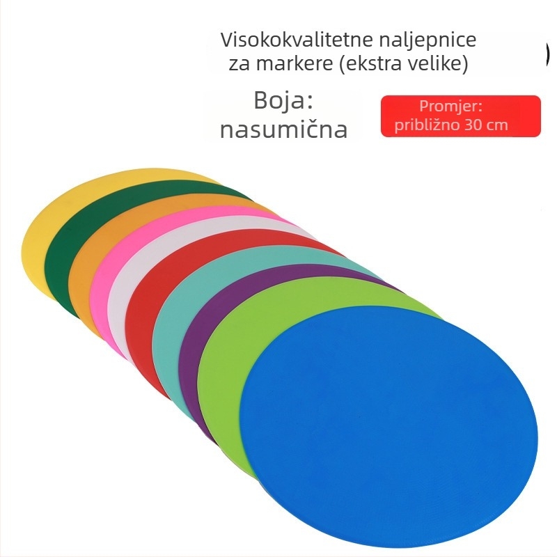 Gumeni označivački disk za nogometnu trening, brenda Neli, pomoć za trening nogometa, košarke i odbojke