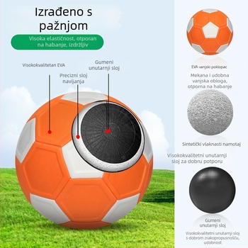 Fudbalska lopta EVA šivana strojem, marka Chilavert, pogodno za nogomet i nožni odbojka