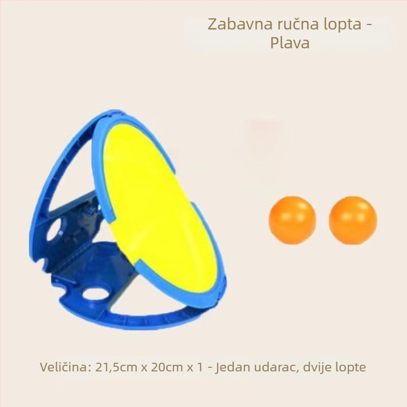 Elastična lopta za bacanje i hvatanje, vanjska obiteljska igra za djecu i odrasle, edukativna zabava, kategorija stolni tenis