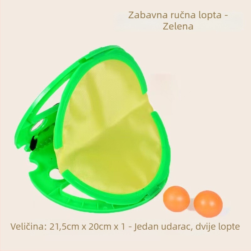 Elastična lopta za bacanje i hvatanje, vanjska obiteljska igra za djecu i odrasle, edukativna zabava, kategorija stolni tenis