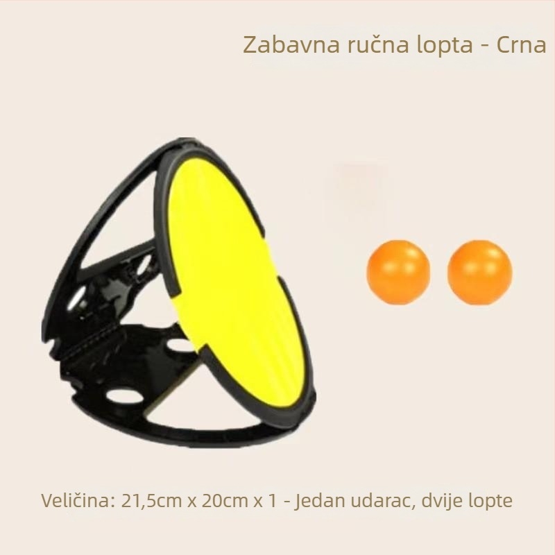 Elastična lopta za bacanje i hvatanje, vanjska obiteljska igra za djecu i odrasle, edukativna zabava, kategorija stolni tenis