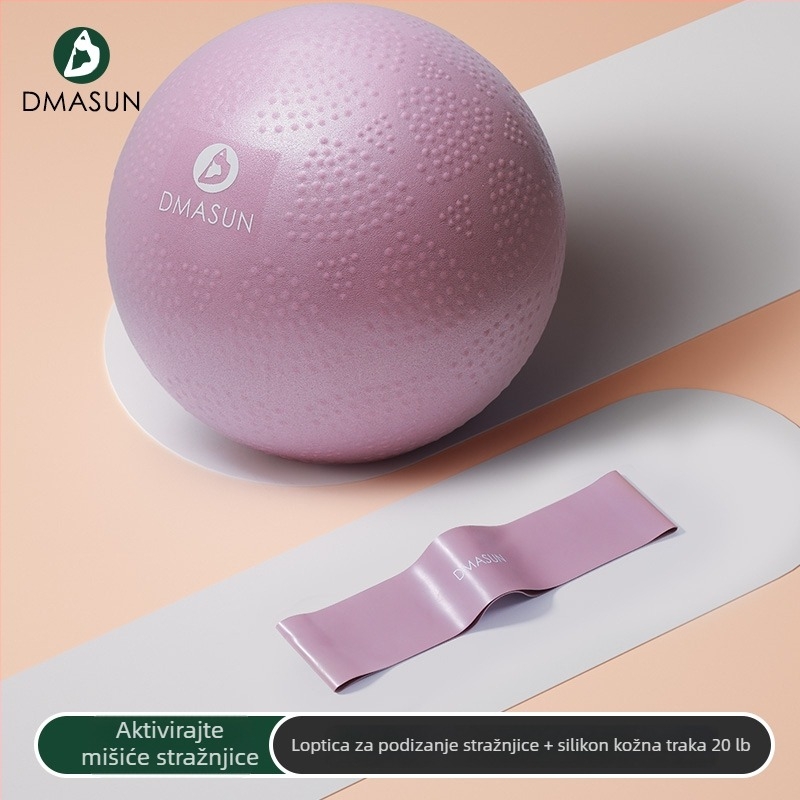 Pilates mini lopta za podizanje kukova i vježbanje cijelog tijela, anti-burst ABS materijal
